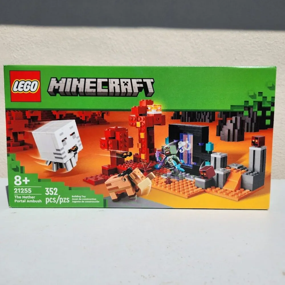 NEW LEGO Minecraft 21255 The Nether Portal Ambush Adventure Set Building Toy for